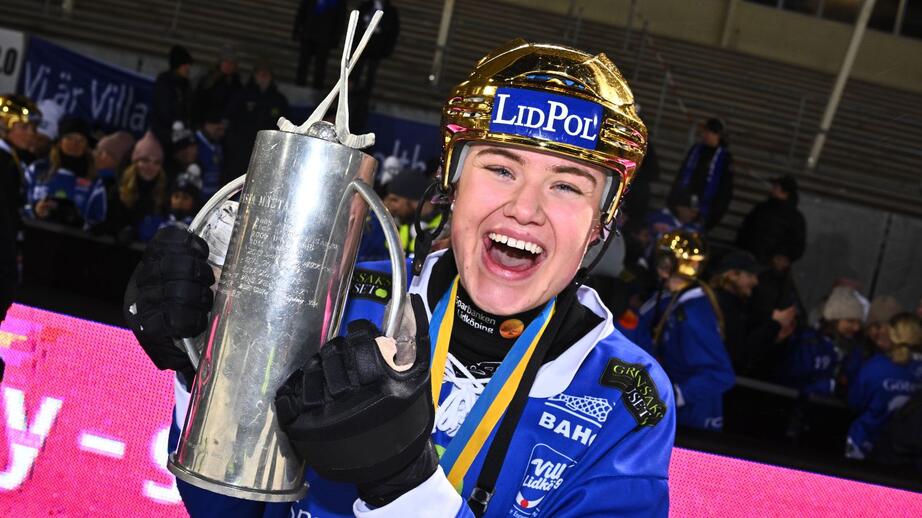 Tilda Ström berättar om när hon tog sitt första SM-guld.