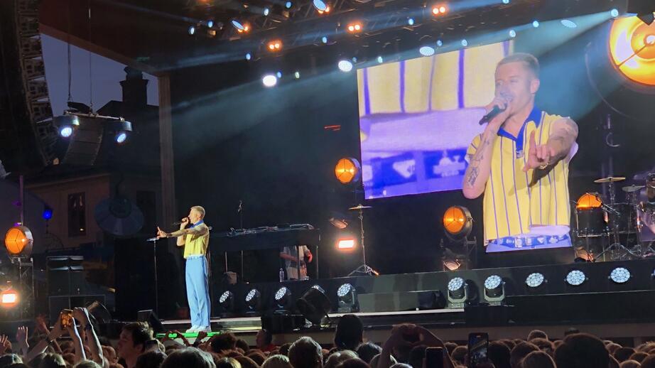 Macklemore gav publiken en fest.