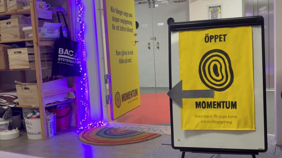 Momentum har drop in-tid mellan kl 16-20 måndagar till onsdagar.