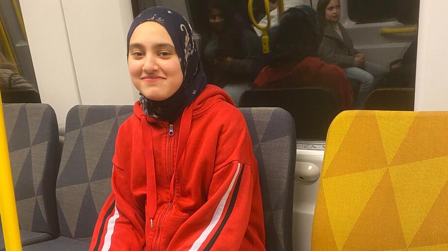 Hauna Kahn, 17, äter helst kyckling för att fira att ramadan är slut. 