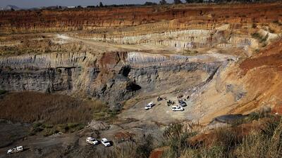 South Africa mine. Foto: AP Photo/Jerome Delay