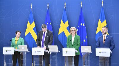 PRESSTRÄFF KRIMINELL EKONOMI. Foto: Samuel Steén/TT