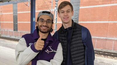 Ali Fathi, 21 & Max Norling, 22. Foto: Torsten Atterberg