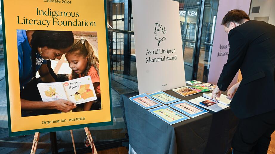 Indigenous Literacy Foundation tilldelas priset på Kulturhuset i Stockholm