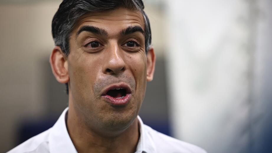 Storbritanniens premiärminister Rishi Sunak.