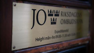 JUSTITIEOMBUDSMANNEN. Foto: Jessica Gow / TT