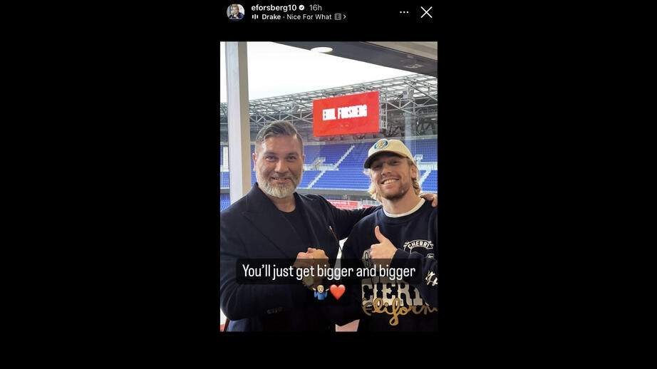 Emil Forsbergs Instagram