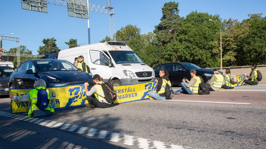 Bild från demonstrationen i augusti 2022.
