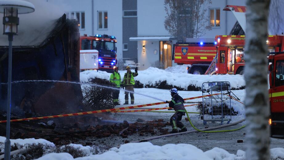 Branden i matbutiken, Västerås 2023. 