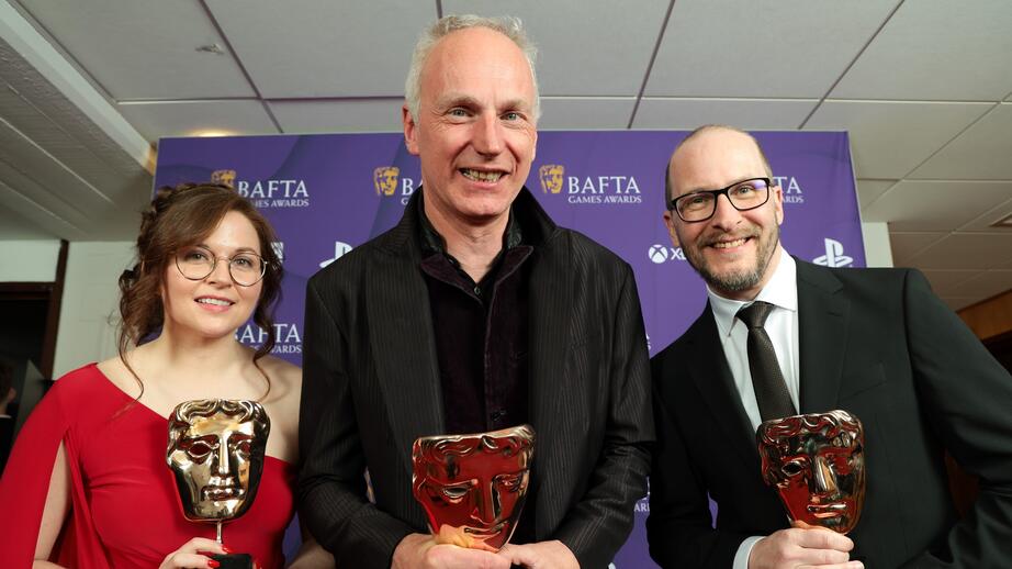 Vinnargänget: Sarah Baylus, Swen Vincke och David Walgrave.