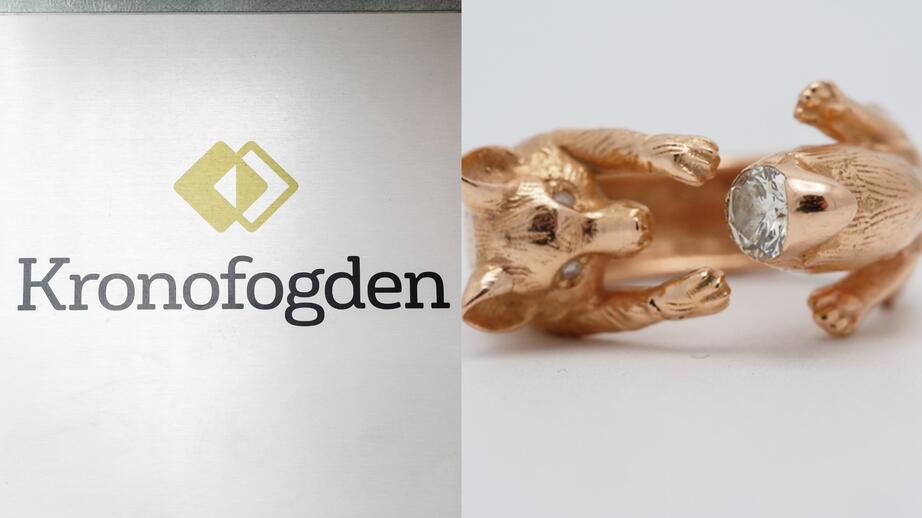 Beskrivning: Ring 18K med vita stenar -
Storlek cirka 18 -
Totalvikt cirka 18.6 gram.