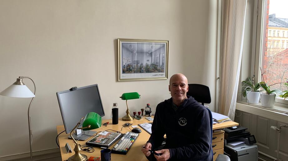 Fredrik Skog har varit rektor på Norra Reals Gymnasium i 13 år.