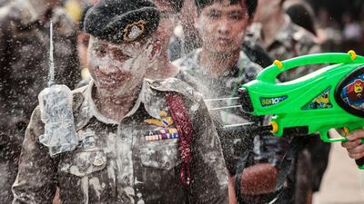 Thailand Songkran. Foto: AP Photo/Wason Wanichakorn
