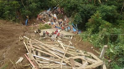 Indonesia Landslide. Foto: National Search and Rescue Agency via AP