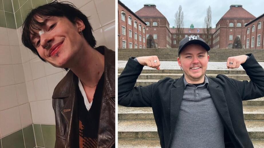 Sasha (vänster) är skådespelare och Lucas (höger) pluggar till jurist. De fick vänta på vård i tre till fem år. Något de anser som tur.