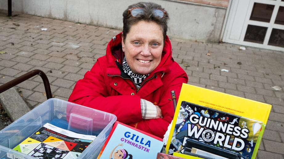 Cilla Dalén är bibliotikarie på Enbacksskolan i Tensta.