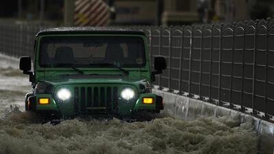 Arabian Peninsula Rain. Foto: AP Photo/Jon Gambrell