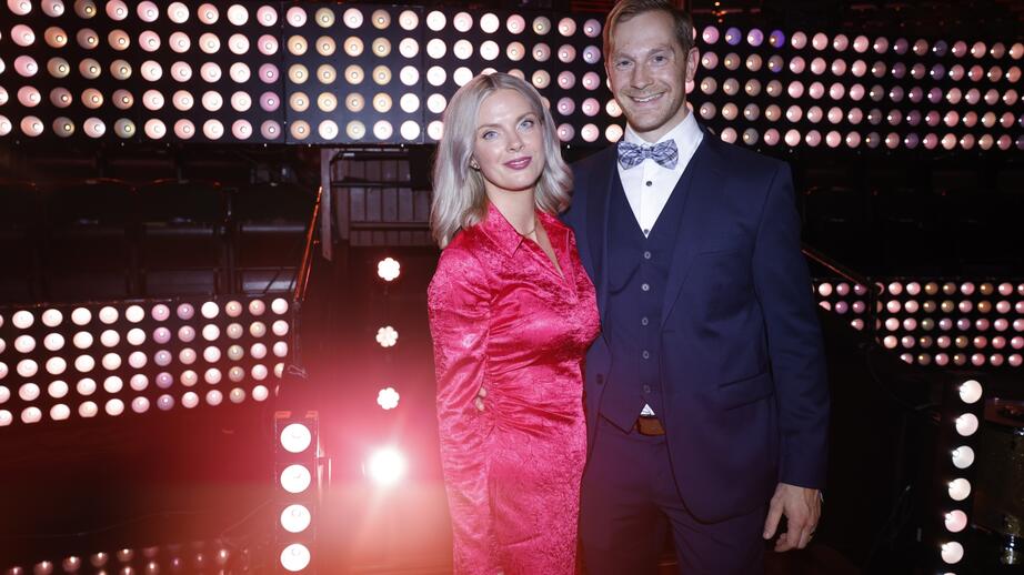 Ida och Arvid Stark på Kristallengalan 2023. 