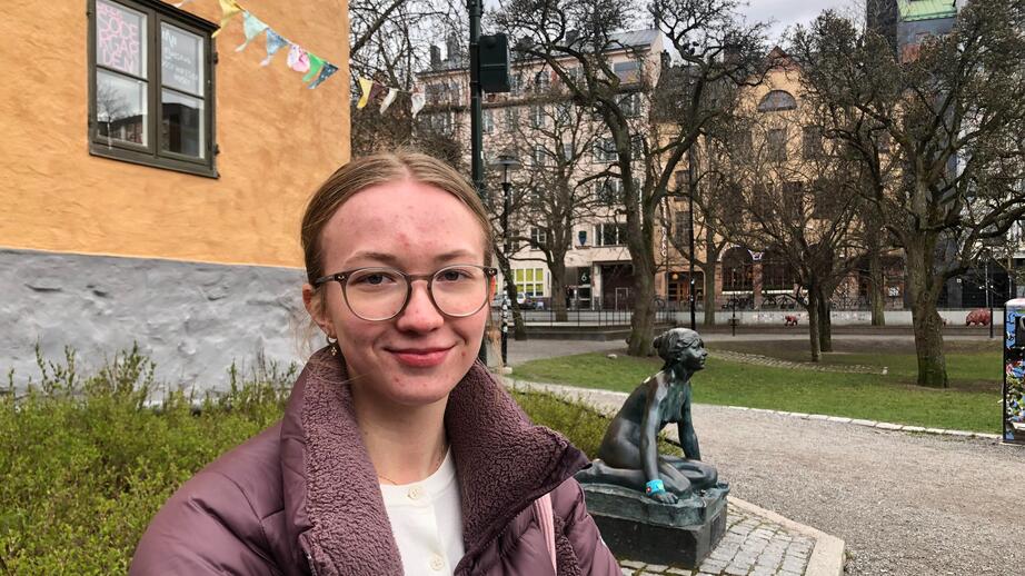 Embla Elfström, 19 år. 