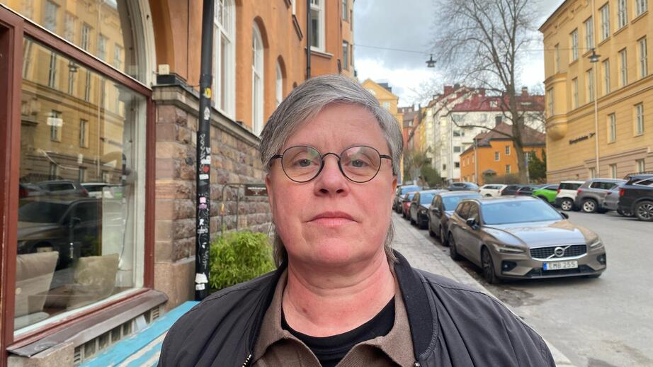 Maria Källner är ordförande för Rainbow Refugees.             
