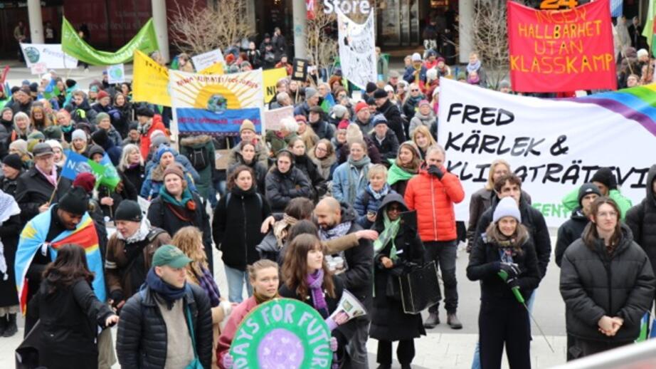 Fridays for future anordnade en global klimatstrejk. Såhär såg det ut i Stockholm. Foto och redigering: Catarina Jonsson