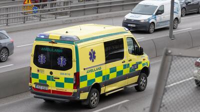 AMBULANS. Foto: Fredrik Sandberg/TT