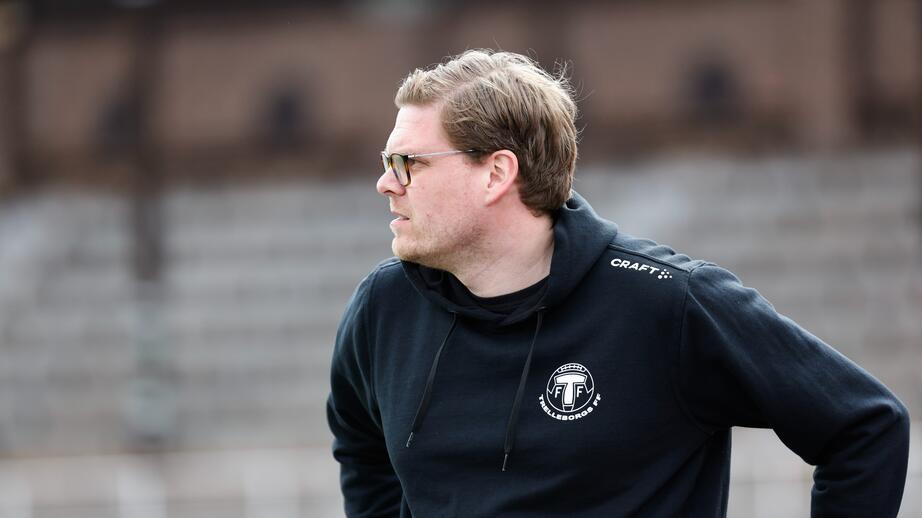Trelleborgs huvudtränare Joakim Felldin. 