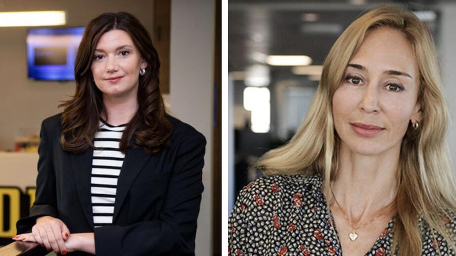  Lina Törnqvist (höger) och Erica Lascelles (vänster)