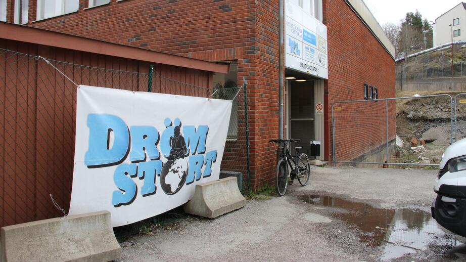 Här inne håller föreningen Drömstort till. 