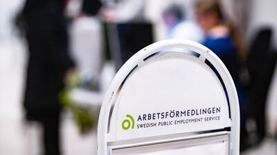ARBETSFÖRMEDLINGEN . Foto: Johan Nilsson/TT