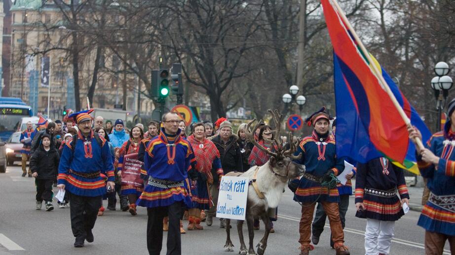 SAME-DEMONSTRATION. Foto: Bertil Ericson / TT