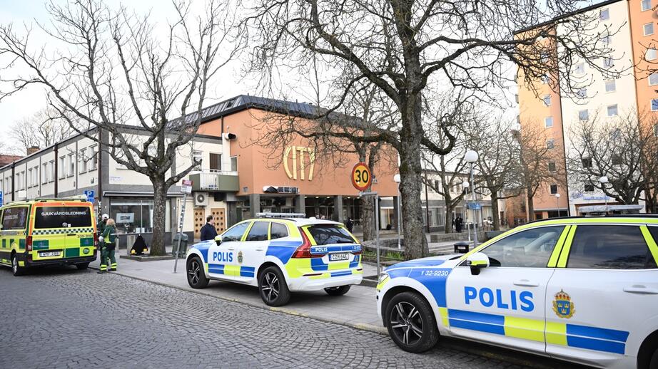 Från onsdagens attack i Gubbängen. 