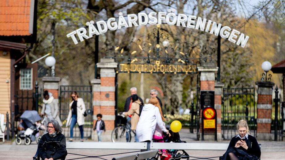 Trädgårdsföreningen i centrala Göteborg sprakar av färg på våren.