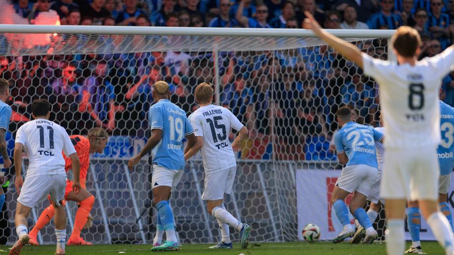 Djurgårdens IF kvitterar i 78:e minuten.