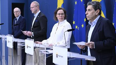 PRESSTRÄFF UTVISNINGAR VID BROTT. Foto: Jessica Gow/TT