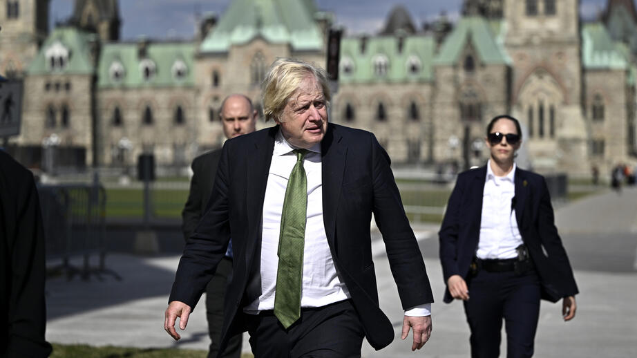 Storbritanniens före detta premiärminister Boris Johnson.