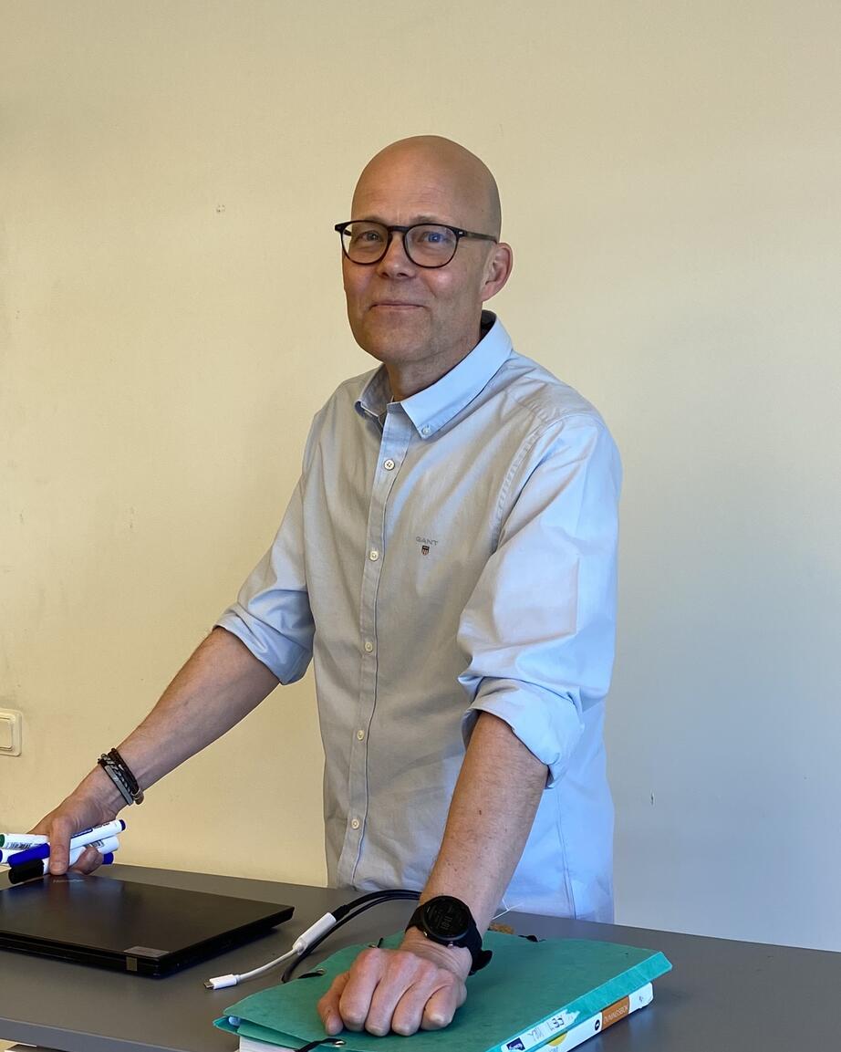Martin Roth-Lundin, 53 år och lärare på Danderyds gymnasium.
