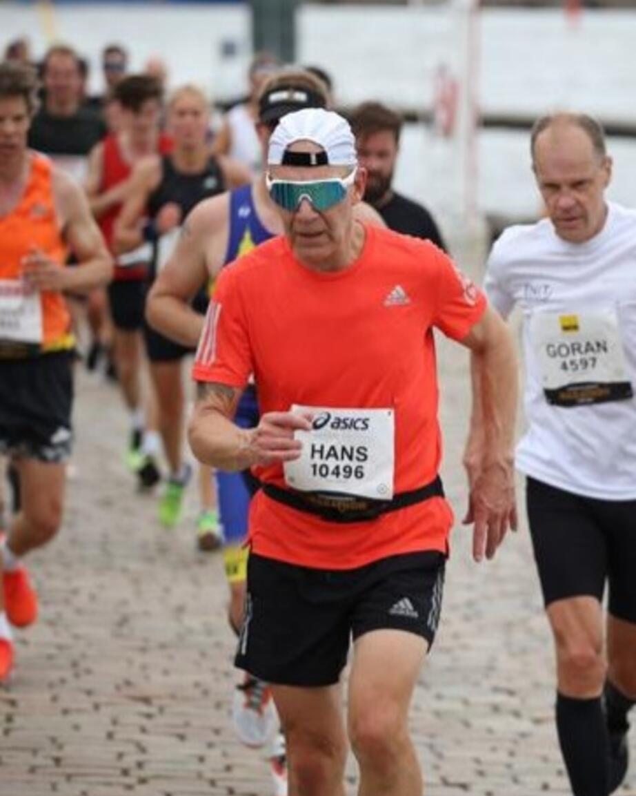 Hans Lekedal när han sprang på Göteborgsvarvet Marathon ifjol. Maraton är något han fått smak för. 