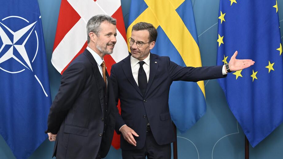 Frederik X och statsminister Ulf Kristersson
