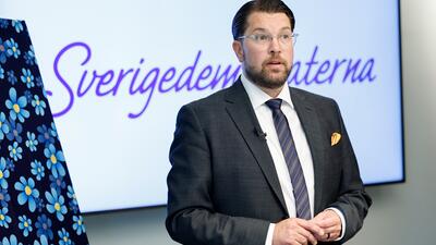 PRESSTRÄFF SVERIGEDEMOKRATERNA EU-VALET. Foto: Christine Olsson/TT