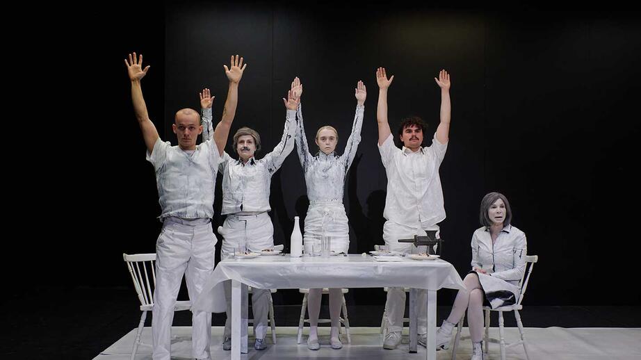 En av teaterregistudenternas uppsättning på Dramaten.