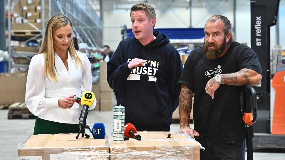 Sara Skyttedal, Johan Nissinen och Jan Emanuel presenterade förslaget idag.