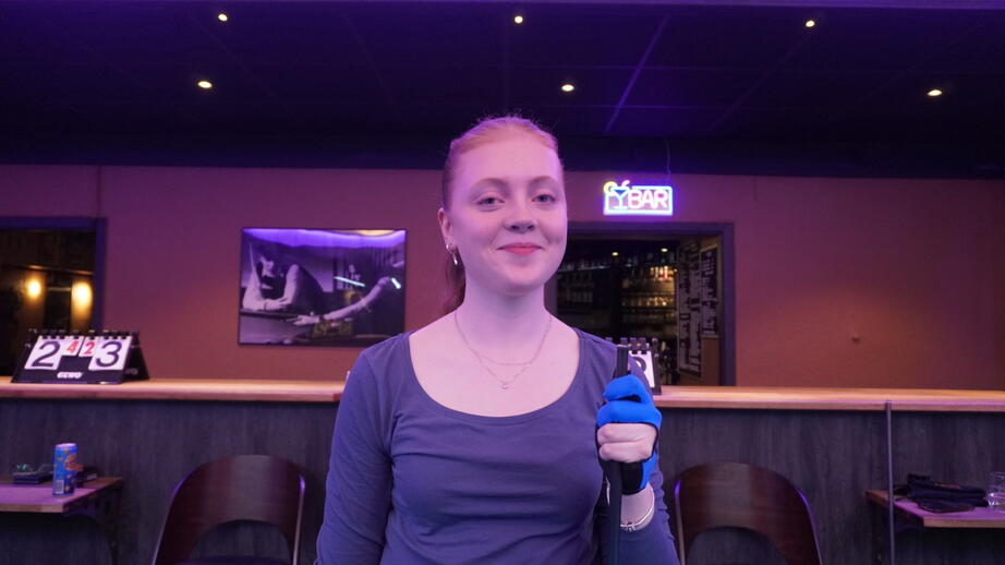 Linnea började spela 2019 och har redan deltagit i flera mästerskap. 