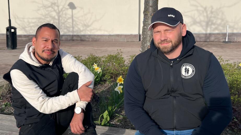 Jimmie Ström och Luis Padilla jobbar med Team Storebror. 
