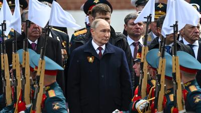 APTOPIX Russia Victory Day Parade. Foto: Maxim Blinov, Sputnik, Kremlin Pool Photo via AP