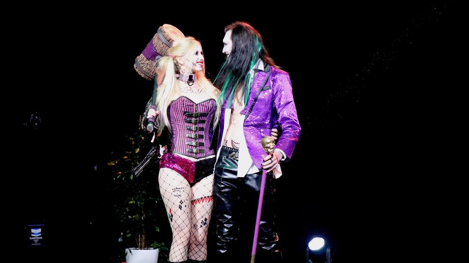 Harley Quinn och Jokern. 