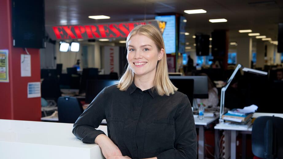 Agnes Almqvist Källén är chef för Expressens sociala medier. 