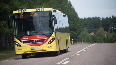 BUSS I GÄVLEBORG. Foto: Fredrik Sandberg /TT