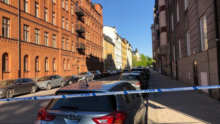 Kvarteret Bajonetten vid Storgatan var det sista området att vara avspärrat.
