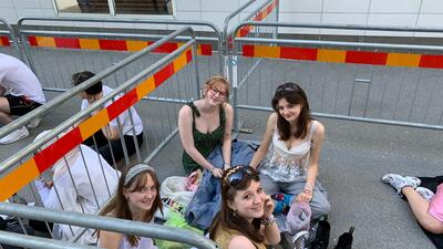 Köar till taylor Swift. Foto: Sven Bagge